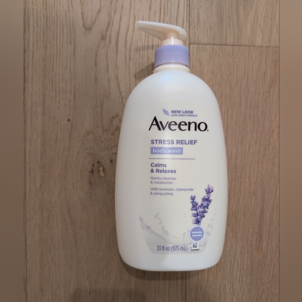 Aveeno Stress Relief Body Wash - Lavender 33 Fl Oz